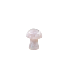 Mini houbička Achát šedý