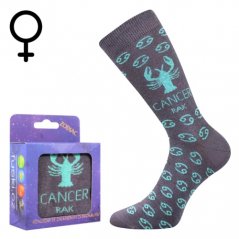 Ponožky se znamením zvěrokruhu - Rak (Dámské)